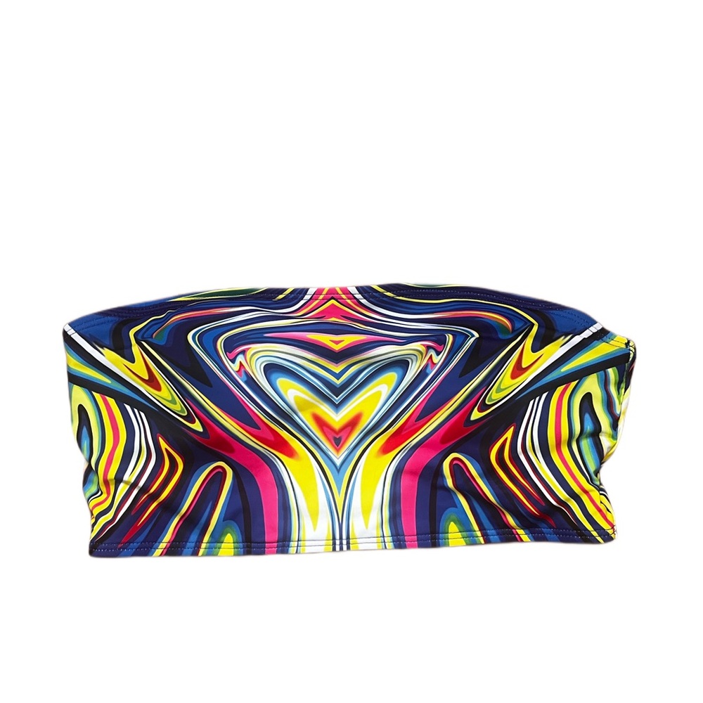 SHEIN Fluid Pattern Bikini Set - Picture 3 of 7